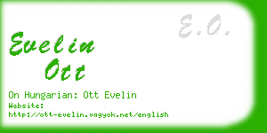 evelin ott business card